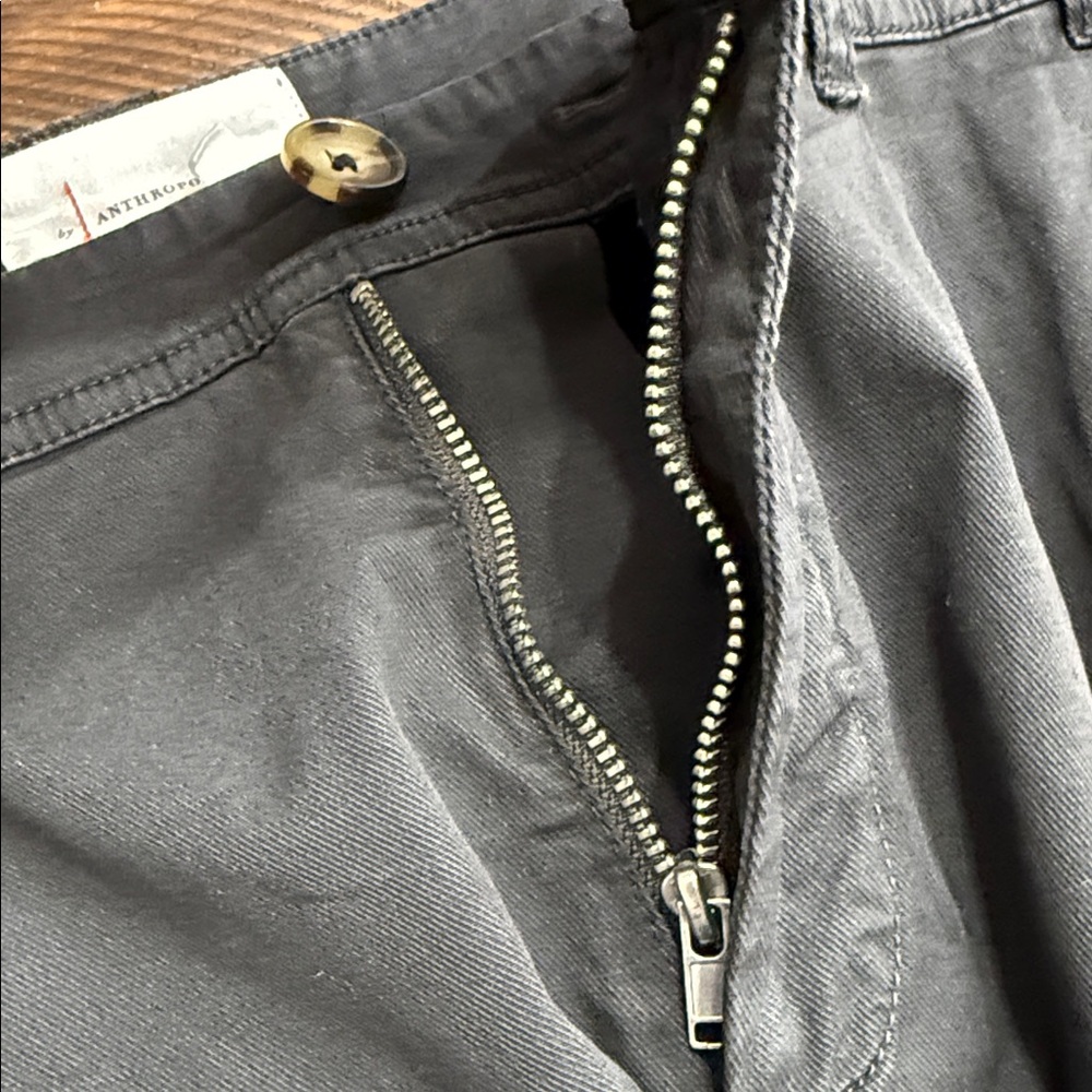 ANTHROPOLOGIE Wide-Leg Black Pants - Picture 9 of 10